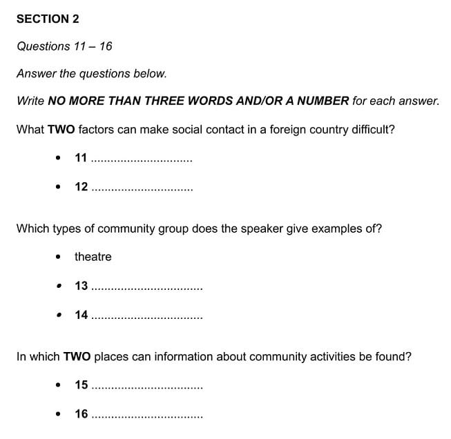 5 bước chinh phục dạng short answer questions IELTS Listening 1 short answer questions ielts listening