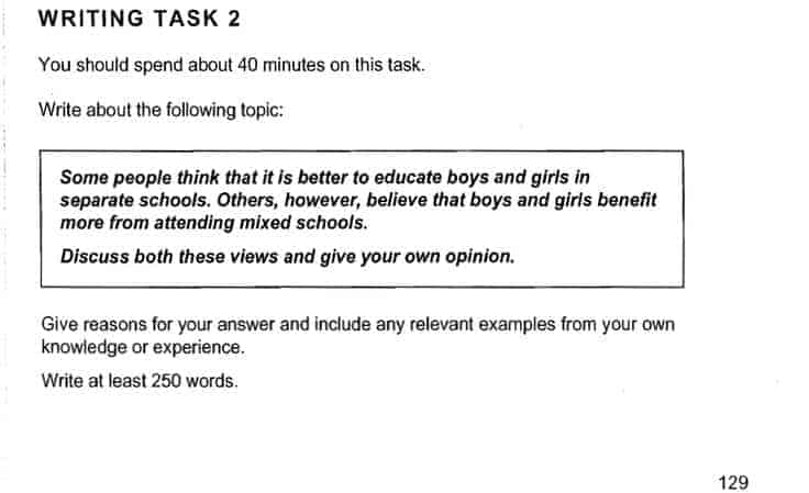 Làm cách nào để viết dạng opinion essay của IELTS Writing task 2 không bị lạc đề? 1 task 2