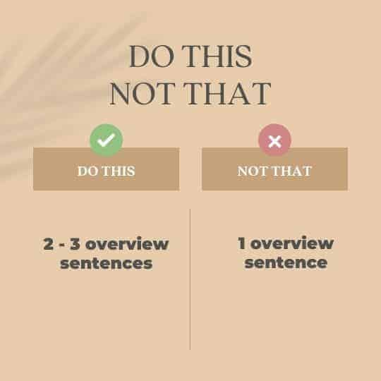 Muốn writing task 1 trên 6.0 - phải tránh 4 lỗi này. 4 Beige Modern Do This Not That List Instagram Post 3