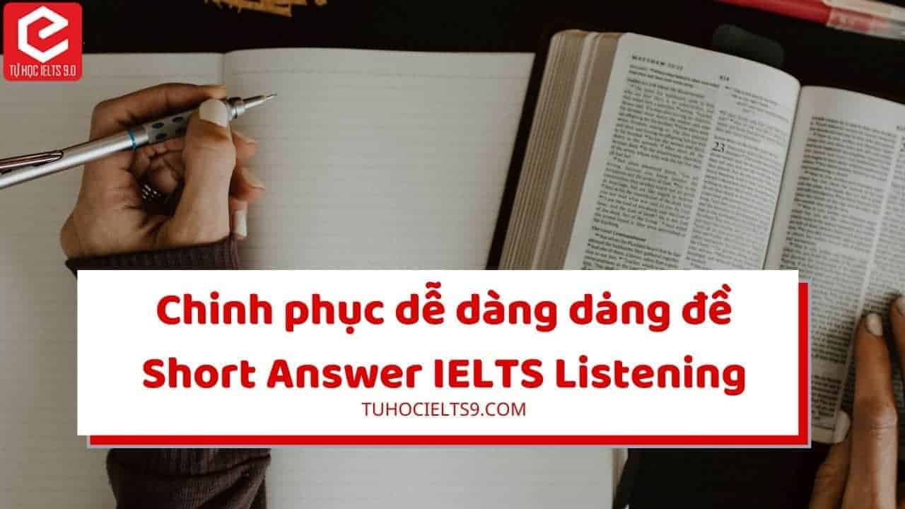 ielts listening short answer
