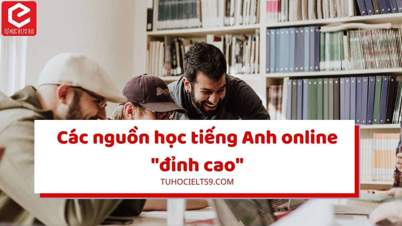 nguồn học tiếng anh online