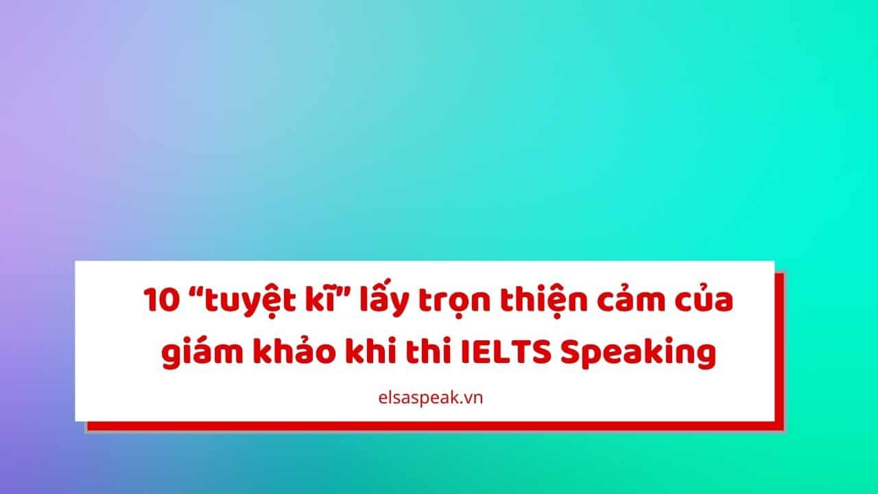 thi IELTS Speaking