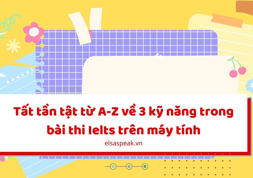 thi ielts trên máy tính